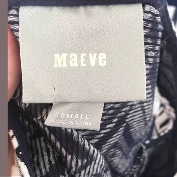 Anthropologie Maeve navy and white dress - Picture 6 of 6